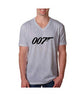 James Bond 007 T Shirts Short Sleeve V Neck Men T Shirts