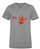 Yoda T Shirt Men Cotton Casual V-Neck shirt